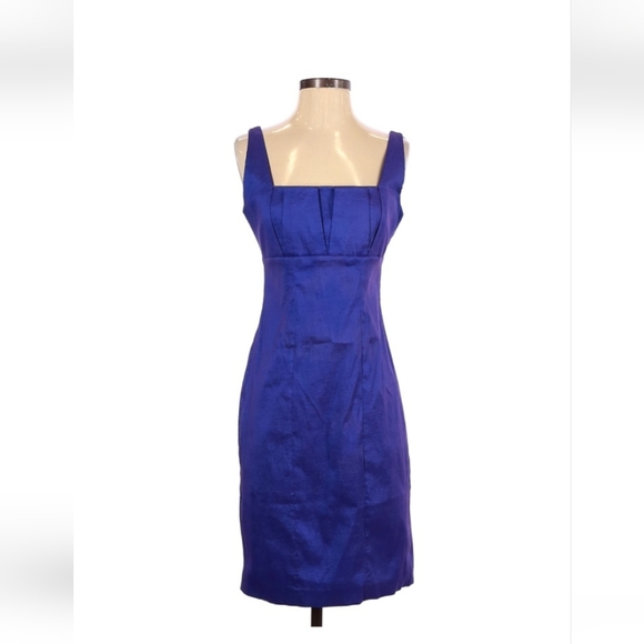 Iridescent Purple/blue Calvin Klein cocktail dress size 4 - Picture 1 of 9